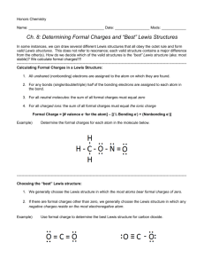 Ch. 8 – Formal Charges WS
