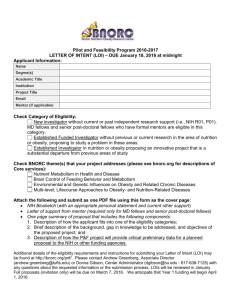 LOI Form (Word Doc download) - Boston Nutrition Obesity Research