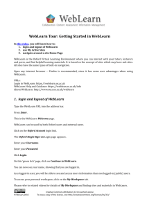 wt1 - WebLearn
