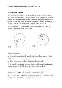 Vertical Circular Motion (5 pages, 14/9/2013)