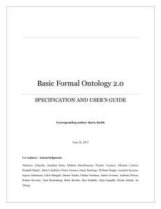 BFO2-Reference - Basic Formal Ontology (BFO)