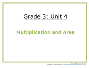 Unit 4 Math - Baltimore City Public School System