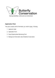Application Pack - Butterfly Conservation