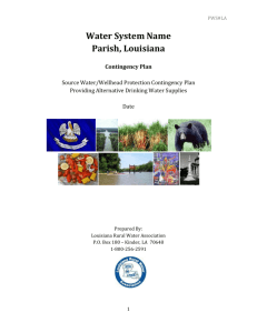 MS Word Doc - Louisiana Rural Water Association