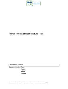 Microsoft Word - Infant Street Furniture Trail.doc