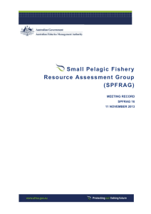 Small Pelagic Fishery - The Australian Fisheries Management