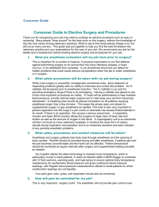 Consumer Guide to Elective Surgery and Procedures