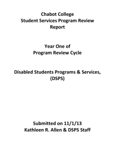 DSPS Student Services