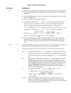 Chapter 10 Study Guide Solutions