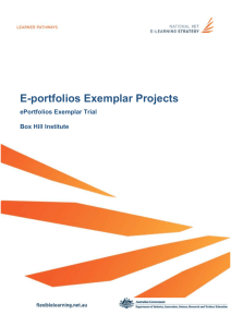 2012 E-portfolios Exemplar Project Box Hill Institute (Word 2.27MB)