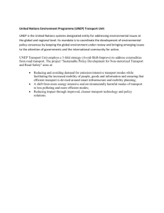 United Nations Environment Programme (UNEP) Transport Unit