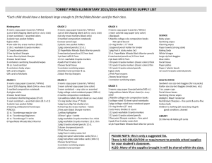 torrey pines elementary 2015/2016 requested supply list
