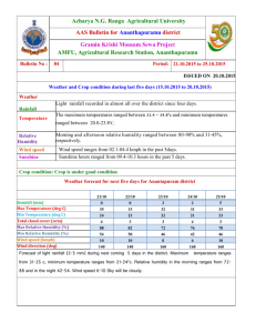 084 Anantapuram - Agricultural Meteorology Division