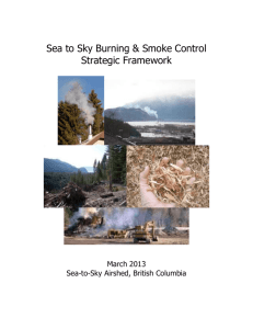 Sea to Sky Burning and Smoke Control Strategic Framework