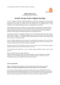 Press release English - Future for Religious Heritage