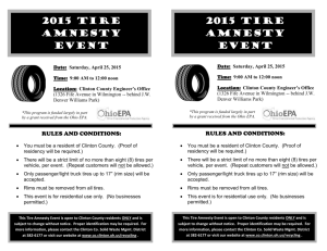 2015 Tire Recycling Event