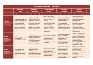 02. Product leadership capability