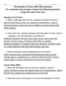 File the republic of texas homework guide-