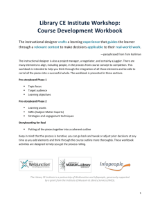 Course Development Workbook