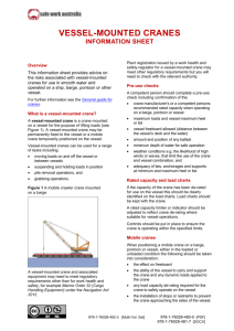 08. Vessel-Mounted Cranes Information Sheet