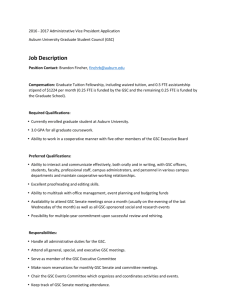 application and job description - Auburn University Graduate School