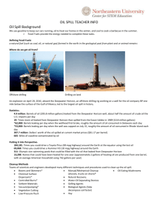 Oil Spill Teacher Fact Sheet