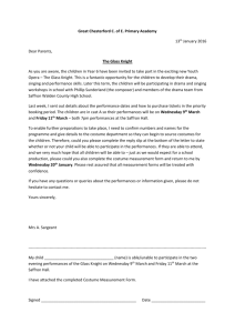 Glass Knight – Costume and attendance letter