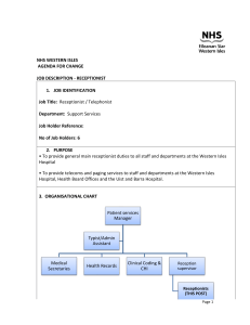 nhs western isles - person specification
