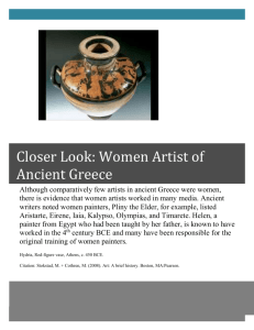 Women Artists of Ancient Greece
