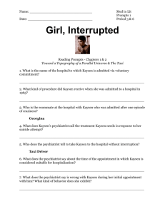 Girl Interrupted Handout 1