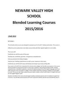 Blended Learning Courses - Newark Valley Central Schools