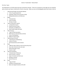 Science 7 Accelerated – Review Sheet Part One