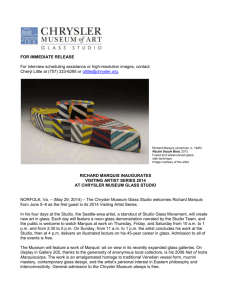 Press Release - Chrysler Museum of Art