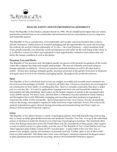 health, safety and environmental sensibility