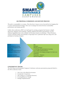 Smart and Sustainable Campuses Conference