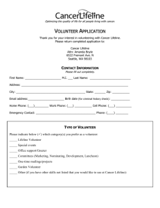 Volunteer Application2012