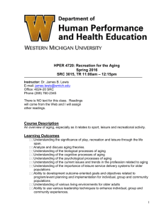 HPHE 4720 - Homepages at WMU - Western Michigan University