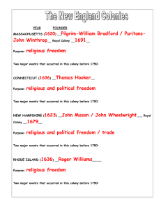religious and political freedom / trade