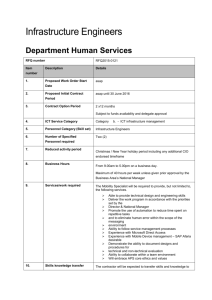 RFQ 2015-0121 - DHS - Infrastructure Engineers