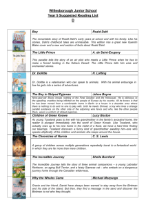 Year 5 Suggested Reading List