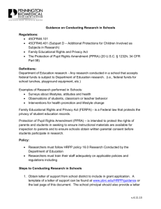 Guidance on Conducting Research in Schools