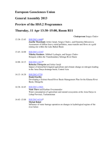 Preview of the HS5.2 Programmes