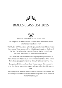 BMECS CLass list 2015