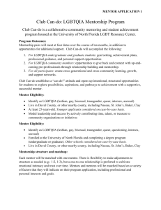 Mentor Application - University of North Florida