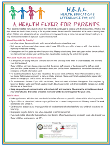 December-January/A Health Message for Parents