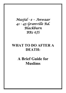 A Brief Guide for Muslims - Masjid-e