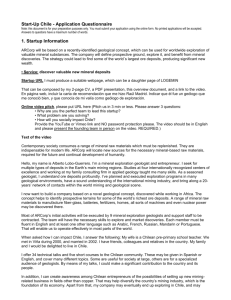 Start-Up Chile - Application Questionnaire Note: this document is for