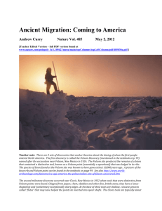 Ancient Migrations - US History - mr. ungar