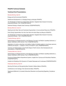 PSAAPG Technical Schedule Technical Oral Presentations