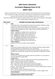 Careers Education Curriculum Mapping 8